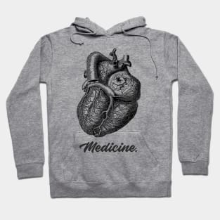 Medicine Anatomy Heart - Medical Student in Medschool Hoodie